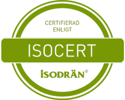 Certifierad enligt ISOCERT